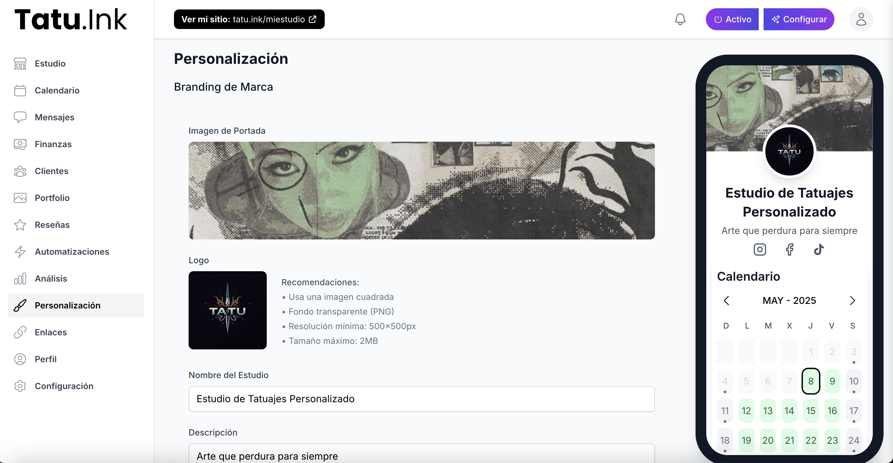 Tatu.ink screenshot 3